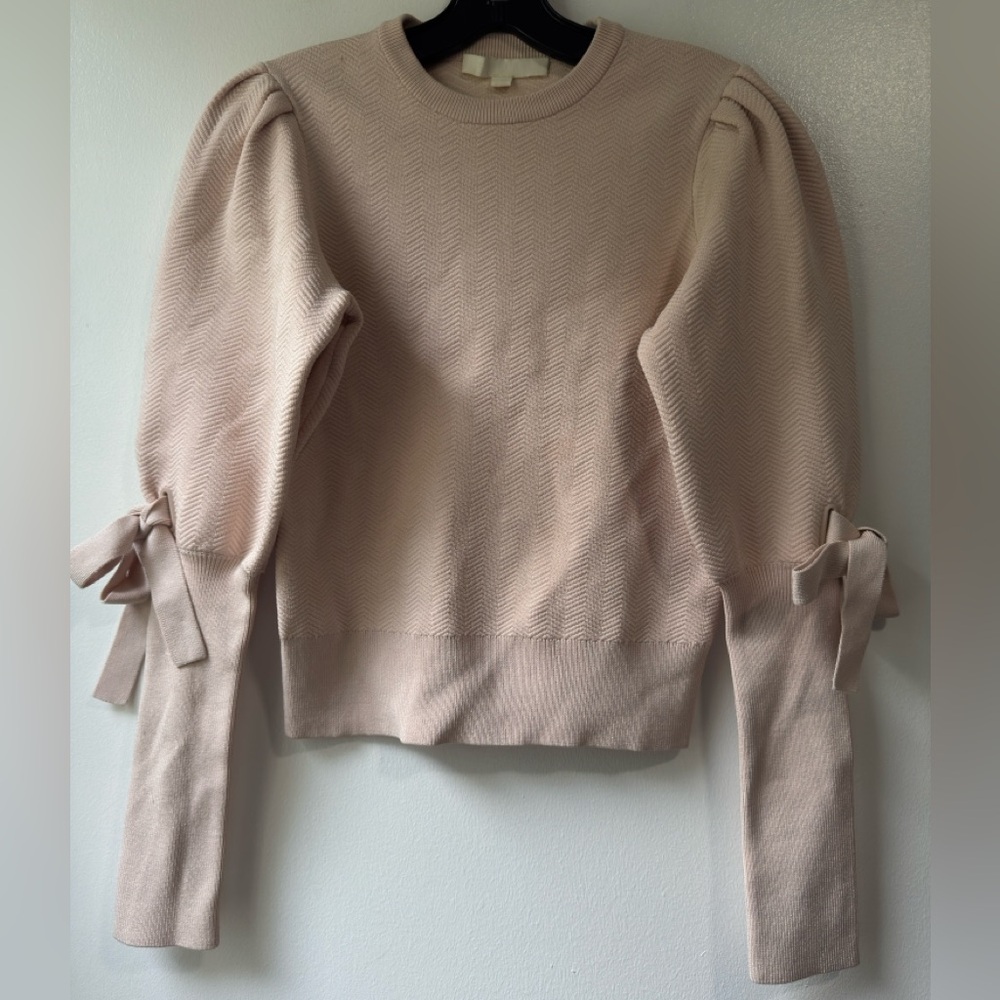 Jonathan Simkhai Cream Crew Neck Sweater